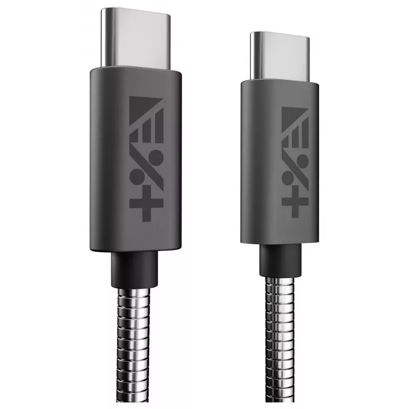 NEXT ONE USB-C naar USB-C kabel 1,2 m Space Gray