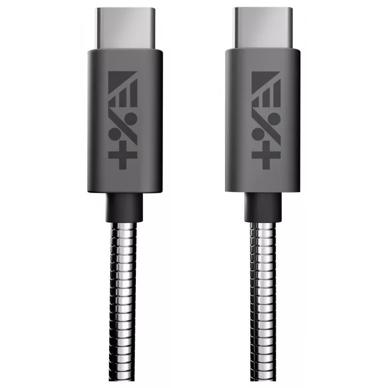NEXT ONE USB-C naar USB-C kabel 1,2 m Space Gray