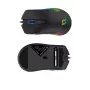 AQIRYS Phoenix bedrade RGB-gaming-muis, 12000 DPI, zwart
