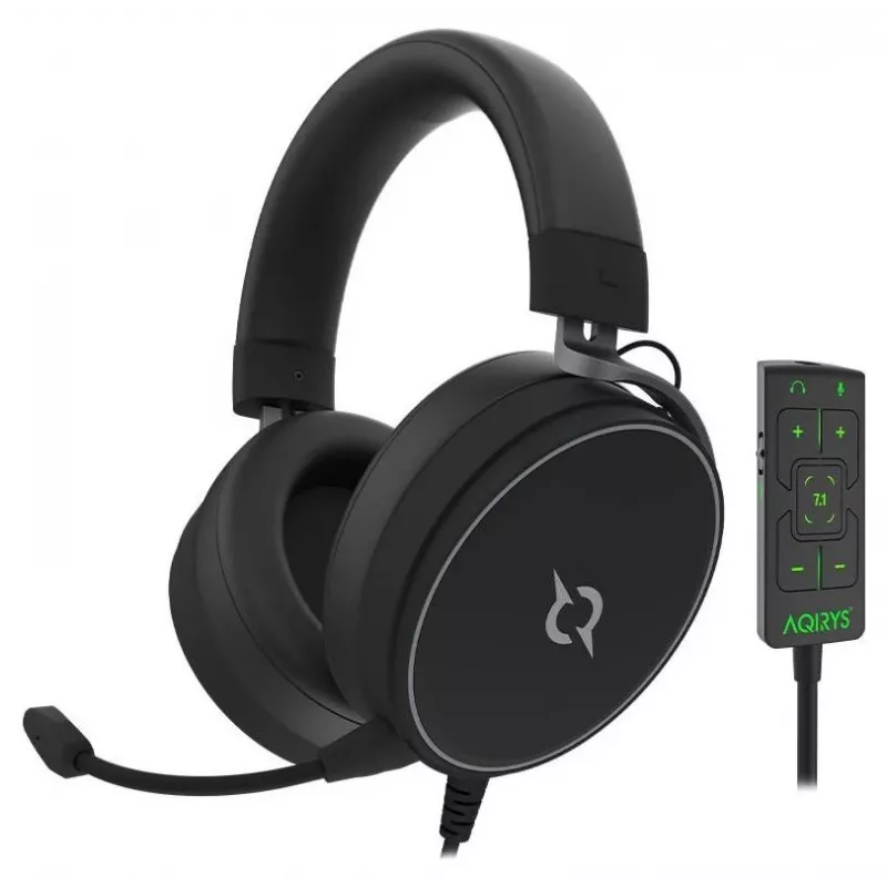 AQIRYS SAGITTA zwarte gaming-muis