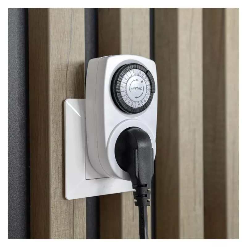 ENTAC Mechanische Timer Mini 24 uur 24 programma's