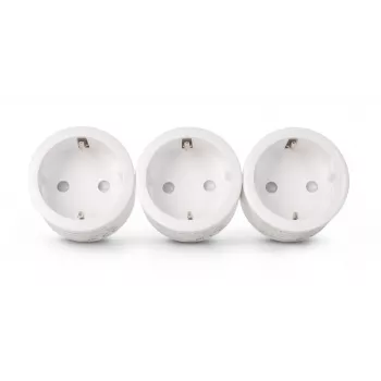 ENTAC Draadloze Stekkerdoos Set 3-pack Wit