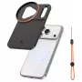 KF Protective Photography Case met 58mm lenshouder voor Apple iPhone 17 Pro Max - Zwart