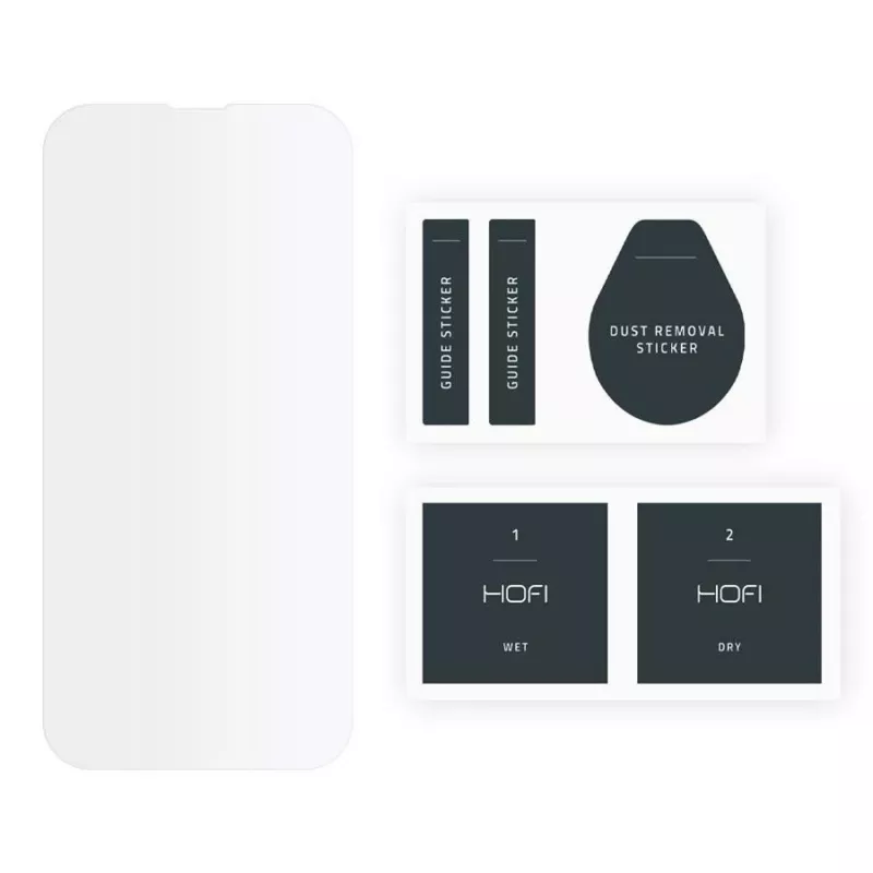 HOFI Hybrid Pro+ displayschermfolie voor Apple iPhone 13 / 13 Pro / 14