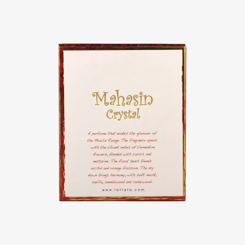 Lattafa Mahasin Crystal Eau de Parfum voor dames 100 ml
