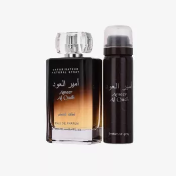 Lattafa Duo Ameer Al Oudh Eau de Parfum 100ml + Parfumspray 50ml Geschenkset