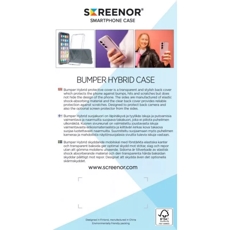 Screenor Bumper Beschermhoes Transparant voor OnePlus 15