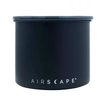Airscape® RVS aromabewaarbus klein, mat zwart