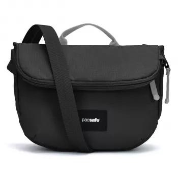 Pacsafe GO Saddle crossbody zwart