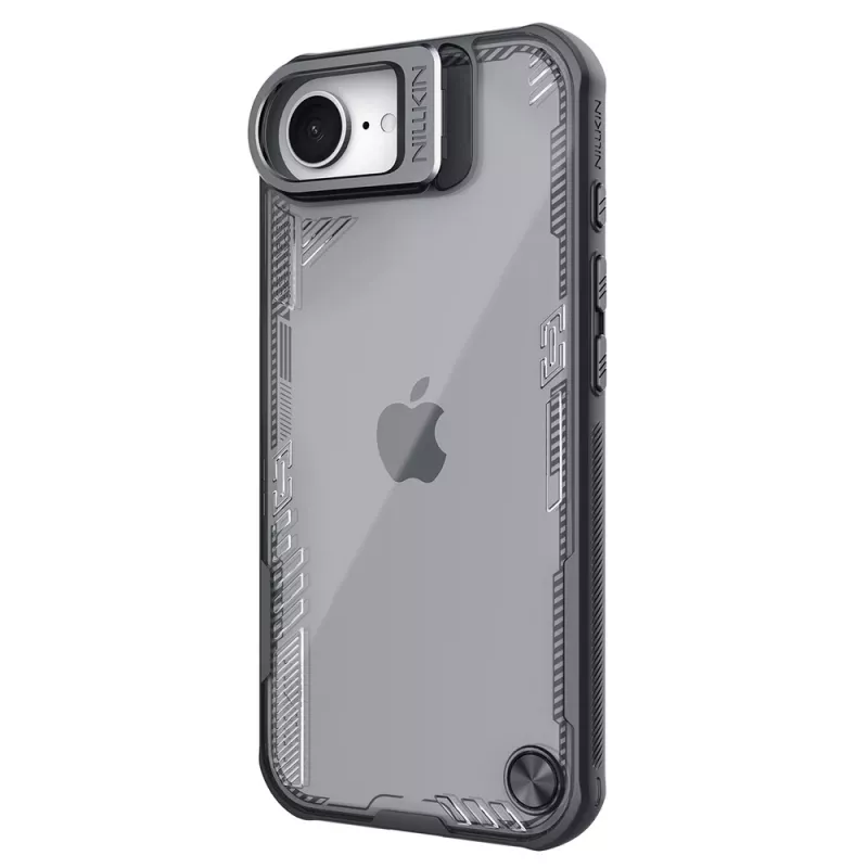 Nillkin Iceblade Prop hoesje met kickstand voor Apple iPhone 16e / 17e - zwart