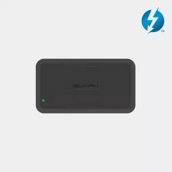 Glyph Atom PRO 4 TB USB-C Thunderbolt 3 draagbare SSD - zwart