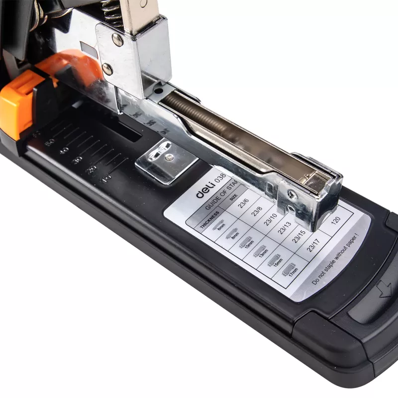 Deli Heavy Duty nietmachine zwart - kantoorbenodigdheden