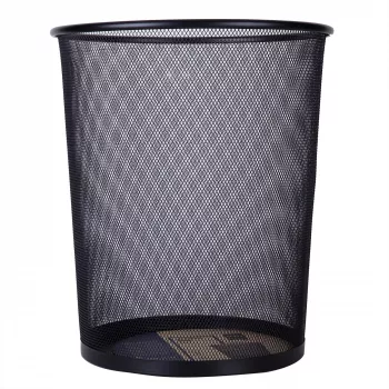 Deli Mesh afvalbak 18L zwart