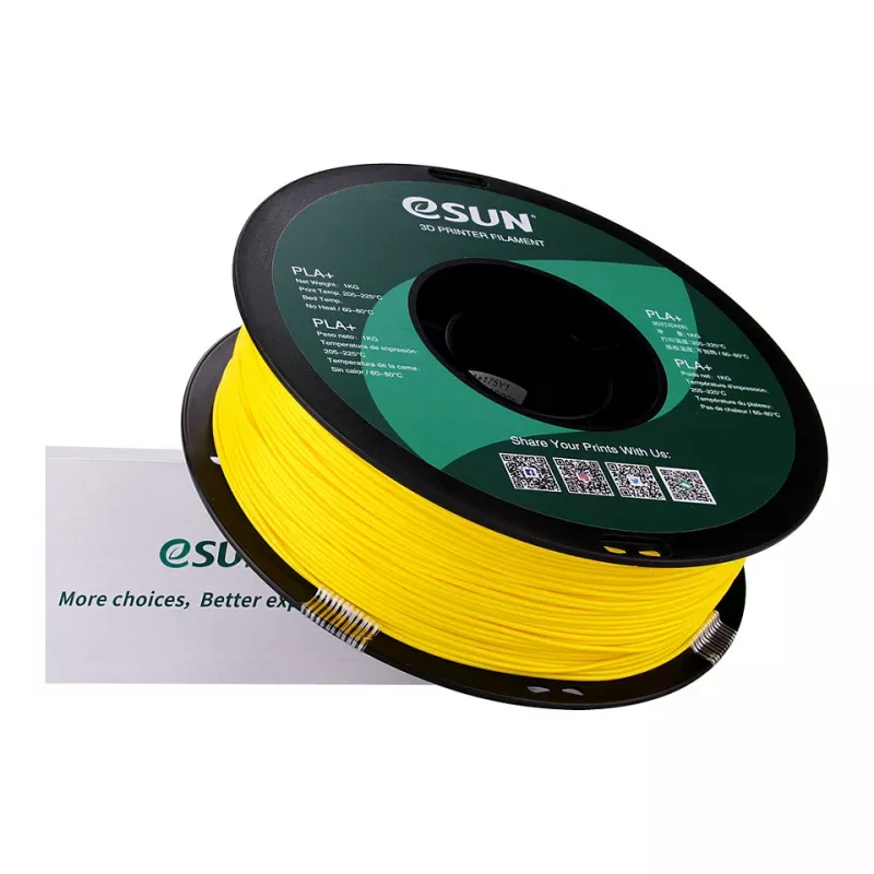 ESUN PLA+ 1,75mm Geel 1kg 3D-printer-filament