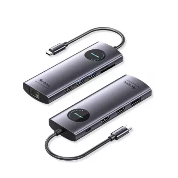 VENTION USB-C 10-in-1 Docking Station 8K 30Hz 100W PD met LED-display