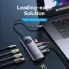 VENTION USB-C 10-in-1 Docking Station 8K 30Hz 100W PD met LED-display
