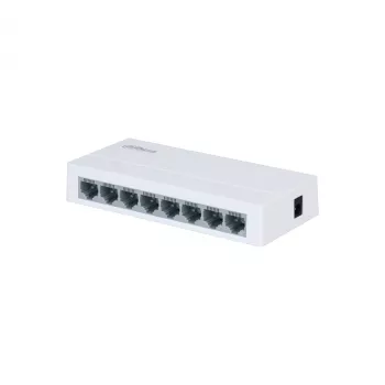 DAHUA PFS3008-8ET-L-V2 unmanaged desktop-switch, 8x RJ45 10/100Mbps (zonder PoE)