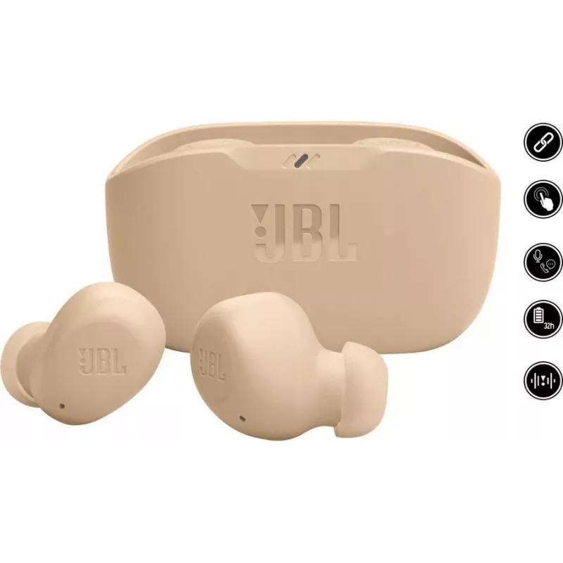 JBL Wave Buds True Wireless in-ear hoofdtelefoon beige