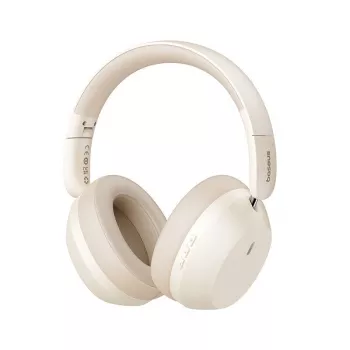 BASEUS BASS 35 MAX Bluetooth 5.3 Over-Ear Koptelefoon Beige