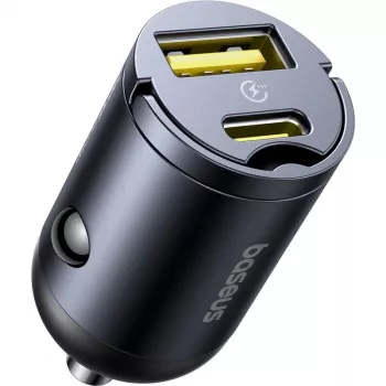 Baseus Tiny Star 30W USB-A USB-C Wandoplader Zwart