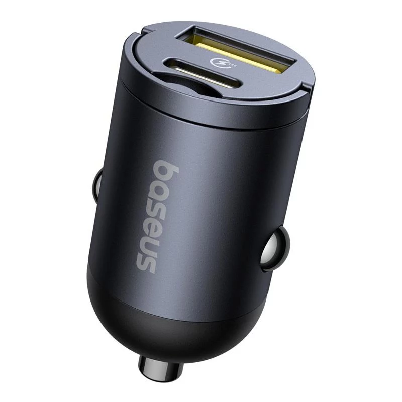 Baseus Tiny Star 30W USB-A USB-C Wandoplader Zwart