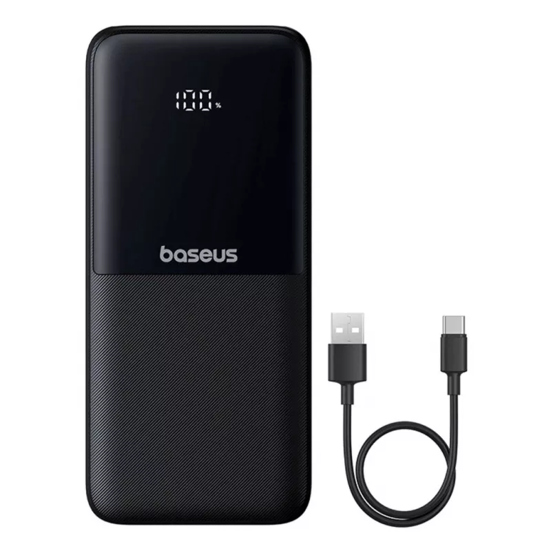 Baseus Lipow 10000 mAh 22.5W Powerbank Zwart