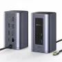 Baseus Air Spacemate 12-in-1 USB-C Hub, 2x HDMI 4K@60Hz, 2x USB-C 10Gbps, 2x USB-A 5Gbps, 2x USB-A 480Mbps, RJ45, SD/microSD, USB-C PD, Grijs