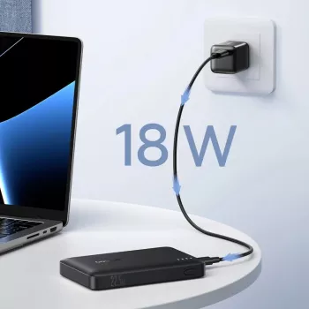 Baseus EnerFill FP21 10000 mAh 22.5W USB-A USB-C Powerbank Zwart