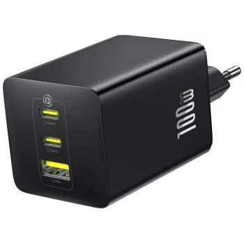 Baseus EnerFill FE11 100W 2 x USB-C + USB-A oplader - zwart