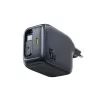 Baseus EnerCore CJ11 45W autolader met USB-C-aansluiting en intrekbare USB-C-kabel - zwart