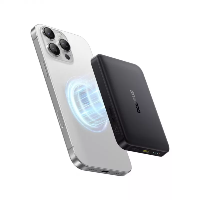 Baseus EnerFill FM12 10000 mAh 22,5W Qi2 MagSafe zwart