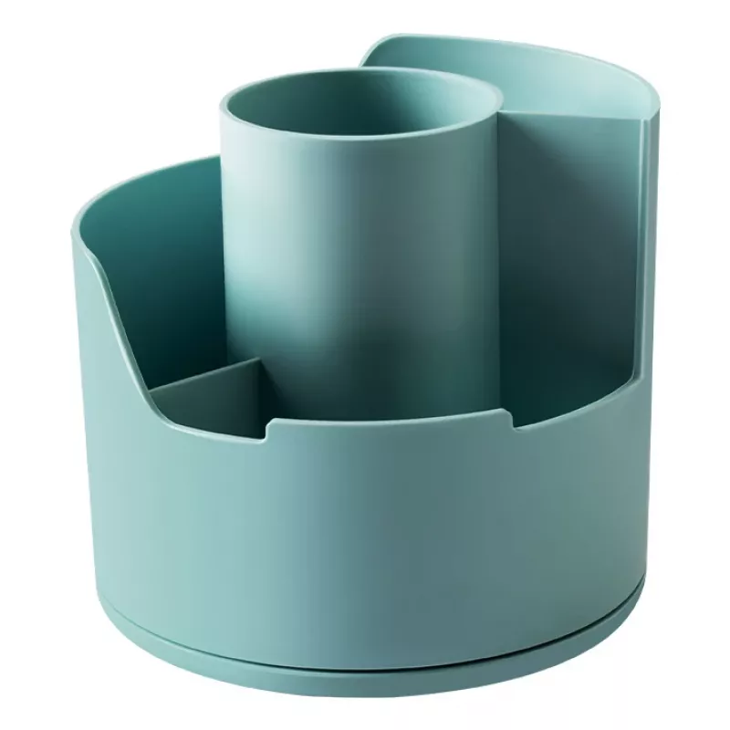 Deli LonGreen pennenhouder 12x12x11 cm lichtblauw