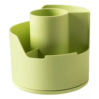 Deli LonGreen pennenhouder limoengroen 12x12x11cm