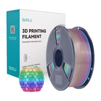 SUNLU PLA Transparent Rainbow 1,75 mm 1 kg 3D-printerfilament