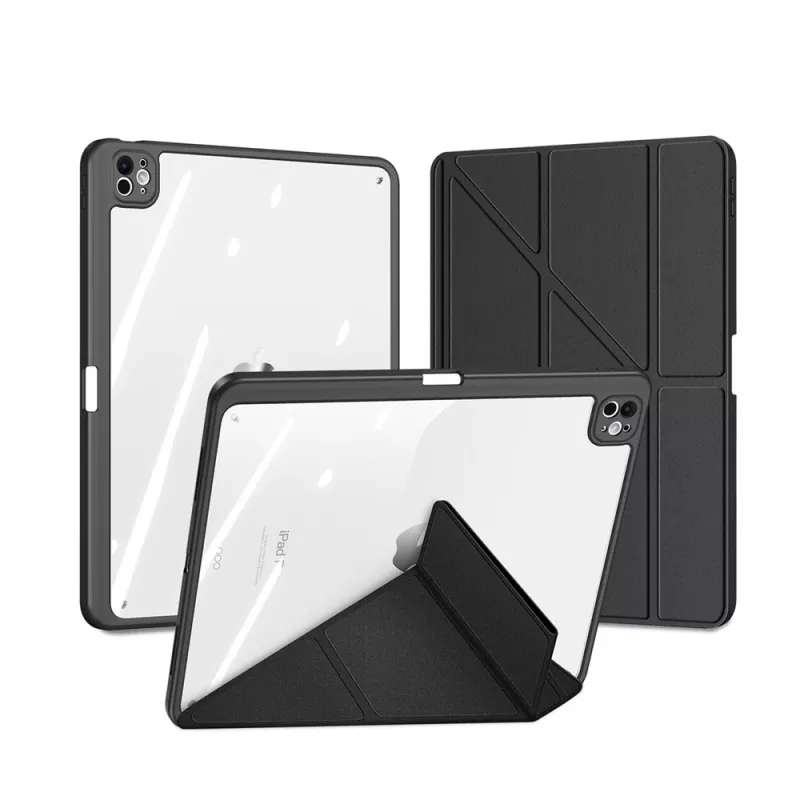 Dux Ducis Magi Case voor iPad Pro 13 (2024/2025) met standaard - zwart