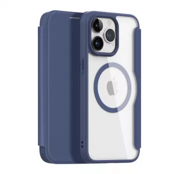 Dux Ducis Skin X Pro foliohoes met MagSafe voor Apple iPhone 15 Pro Max, zwart