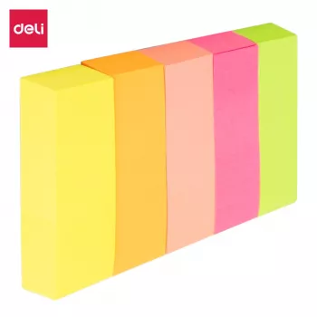 Deli plaknotities index PP Stick Up 100 st. kleurig