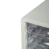 Deli bureaulade-eenheid 5 laden 27,5x34x26 cm lichtgrijs