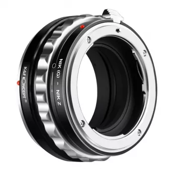 K&F Concept Nikon F (G/AF-S) naar Nikon Z Objectiefadapter, zwart, model KF06.369