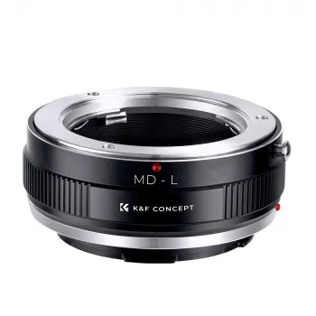 K&F adapter Minolta MD/MC objectief naar Leica L-Mount camera - zwart