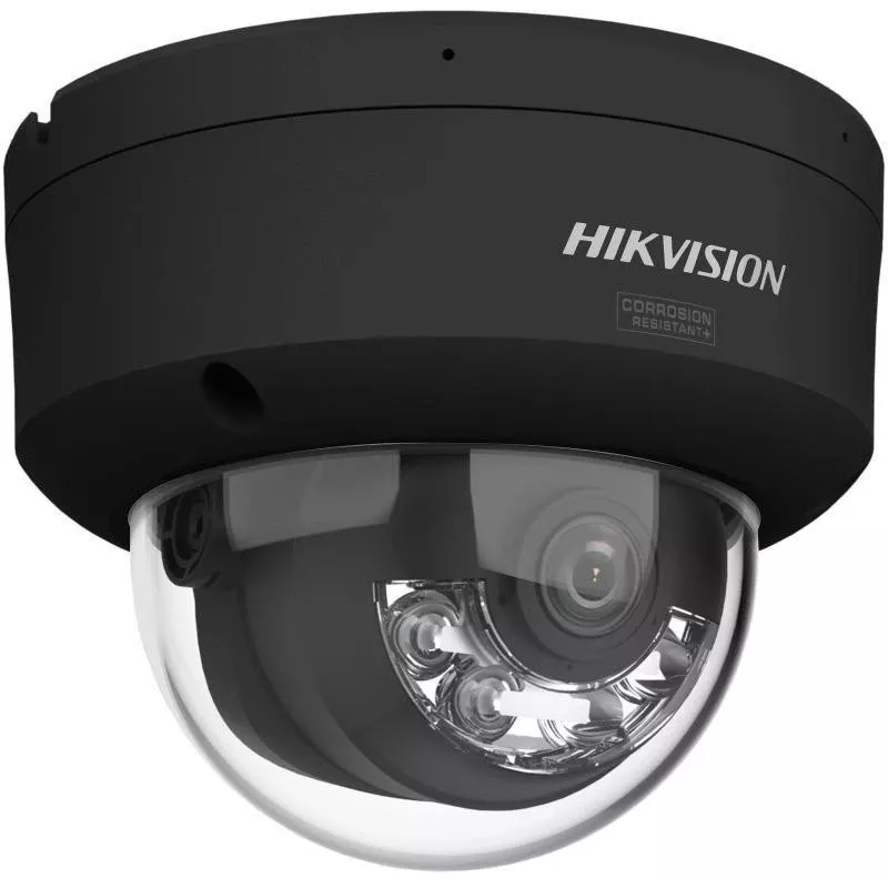 Hikvision DS-2CD2187G3-LIS2UY 2.8mm zwart 8 MP Smart Hybrid Light met ColorVu Fixed Mini Dome camera