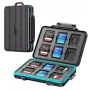 ORICO PHCD-3-BK-BP Memory Card Opbergcase voor 12 SD- en 12 MicroSD-kaarten, Zwart