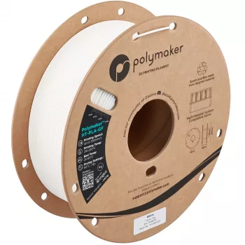 Polymaker HT-PLA-GF 3D-printerfilament, 1,75 mm, 1 kg, wit