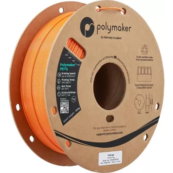 Polymaker PETG 3D-printerfilament, 1,75 mm, 1 kg, oranje (PB05005)