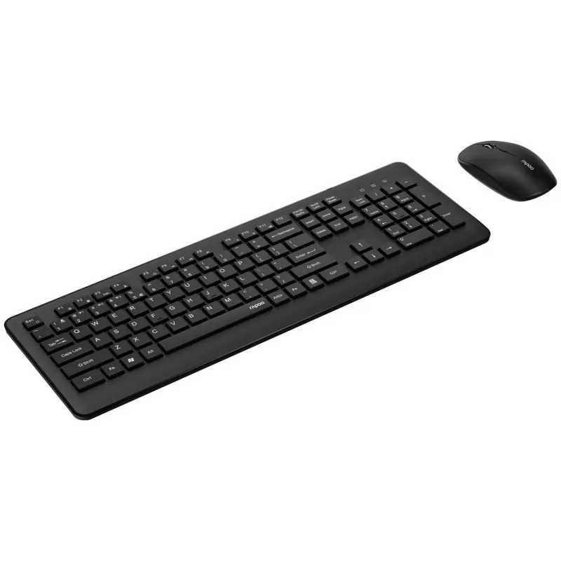 Rapoo 8310M draadloze toetsenbord- en muisset, zwart