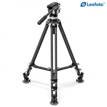 Leofoto King Kong LVC-193C+BV-15 carbonfiber video-statiefkit
