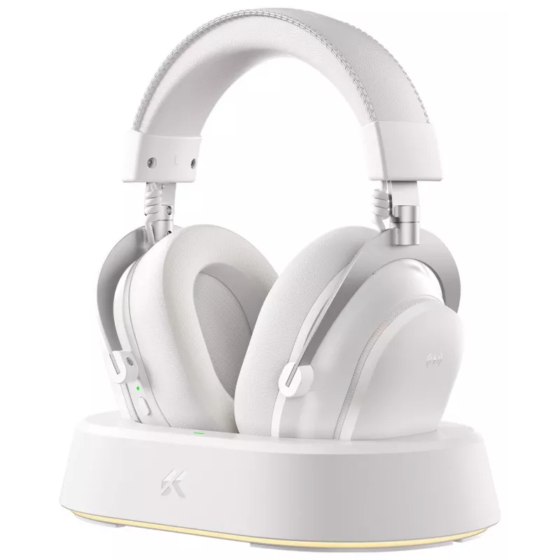 MCHOSE V9 Turbo draadloze gaming-headset, wit