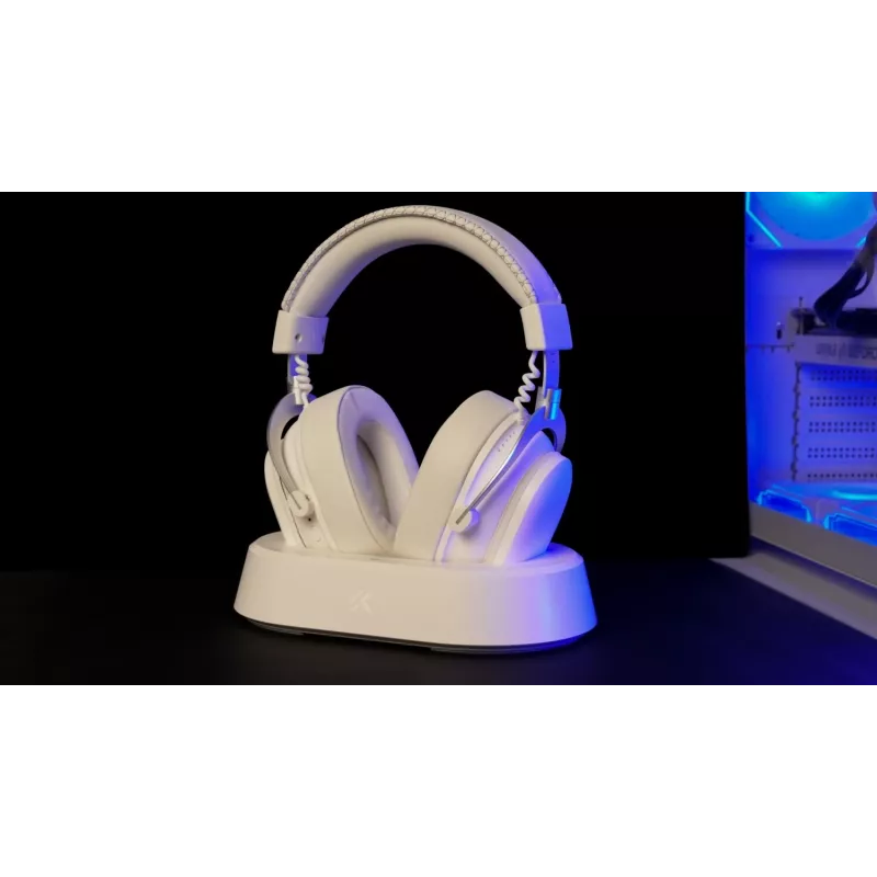 MCHOSE V9 Turbo draadloze gaming-headset, wit