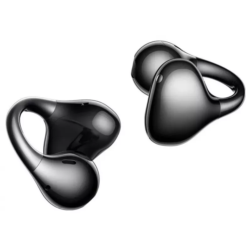 realme Buds Clip Zwart Black bedrade oordopjes met 3,5-mm-kinkstekker en microfoon