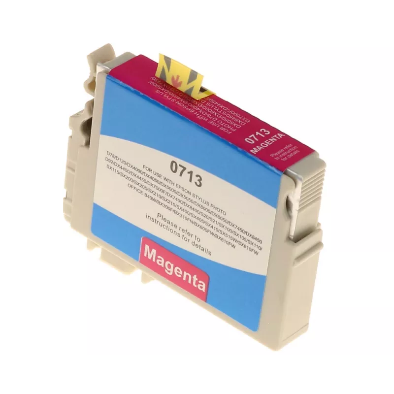 G&G Ninestar compatibele inktcartridge voor Epson T0713 (C13T07134012) - magenta